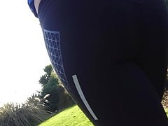 Ass Tease in Yoga Pants