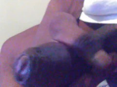 'Solo Male BBC Wet Cock Head Dripping Foreskin On Uncut Black Dick For (BEN)'