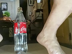Cola bottle in asshole