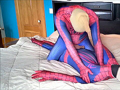 Spider, gay mask, lycra