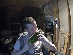 Eating Watermelon + Loud slurping