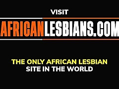 'African Lesbians Strapon Fuck and Muffdiving'