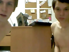 twink boyfriends drill inside their dorm apartment