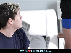 Hot Blonde Twink Stepbrother Spanks And Fucks Stepbrother