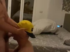 'Luke sucks Sam's cock and gives him ass with final creampie'