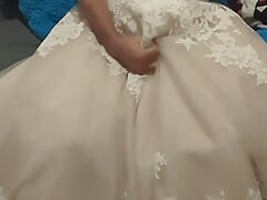 Taking Former Bride's Used Wedding Dress to Bed