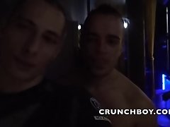 KEVIN LAUREN fucked bareback by IZAN LOREN at the Naked Bar MAdrid CRUNCHBO